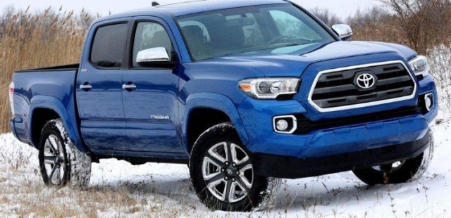 Toyota показала фото пикапа Tacoma 2016 модельного года